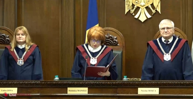 VIDEO // Obiectivul de integrare europeană, în Constituția R. Moldova! Rezultatele referendumului constituțional din 20 octombrie curent, VALIDATE de Curtea Constituțională