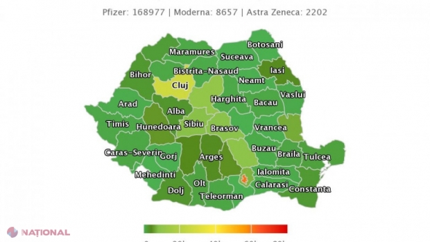 Noutate BUNĂ pentru BASARABENII care s-au programat să se vaccineze în România. Numărul de locuri disponibile pentru vaccinarea împotriva COVID-19 a depășit numărul de persoane înscrise pe listele de așteptare