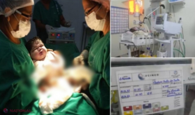 VIDEO // Bebeluș gigant de peste 7 kg adus pe lume: „Nu mă așteptam la o așa surpriză”