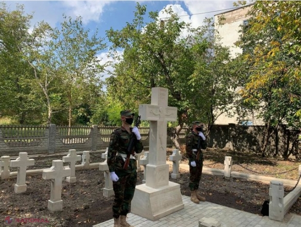 Cimitirul eroilor români dezrobitori, inaugurat la Fălești