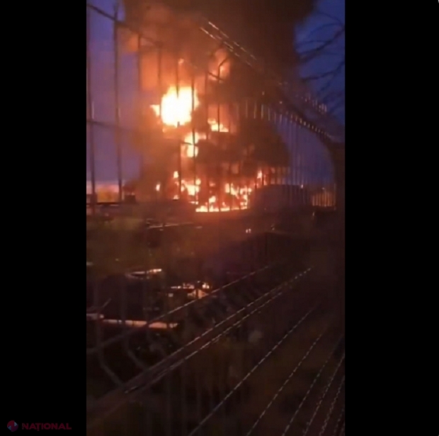 VIDEO // Ucraina a atacat din nou în Rusia. Instalațiile energetice din Smolensk sunt în flăcări, locuitorii sunt evacuați