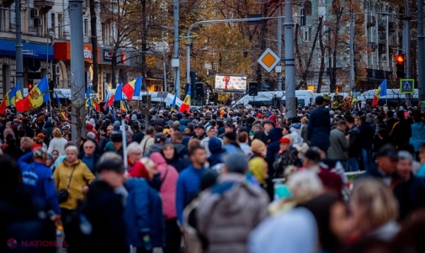 Poliția a numărat persoanele venite la protestul de duminică al Partidului „Șor”: „80 de persoane au fost documentate pentru intenții de destabilizare”