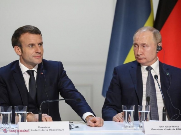 Rusia desființează declarațiile înțelegătoare ale lui Emmanuel Macron față de cererile lui Putin. „Seamănă cu șpagatul pe două scaune”