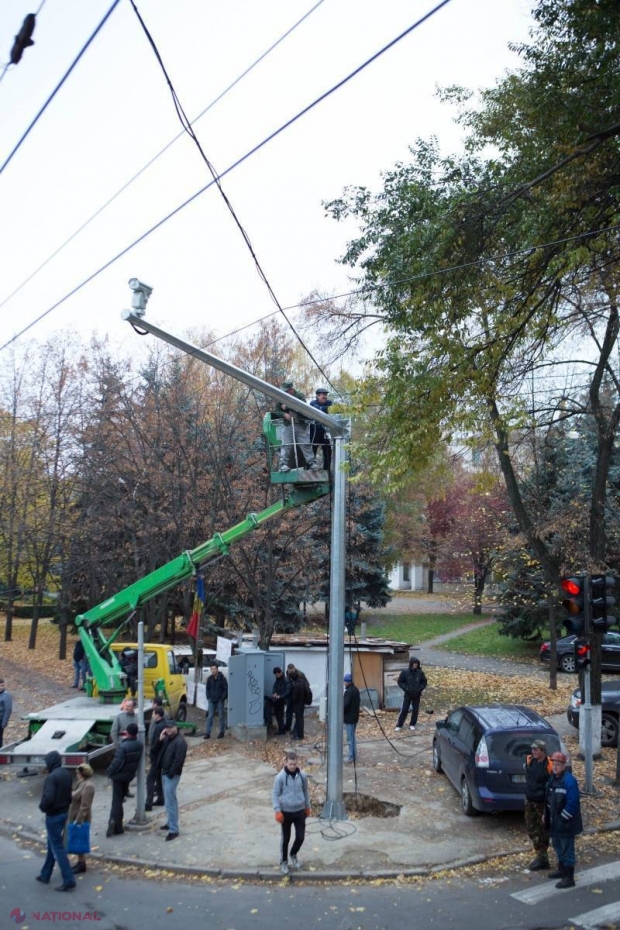 Încă o intersecție din capitală va fi supravegheată de camerele video