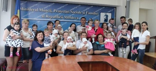 Daruri pentru familiile cu tripleți și cvadrupleți din R. Moldova