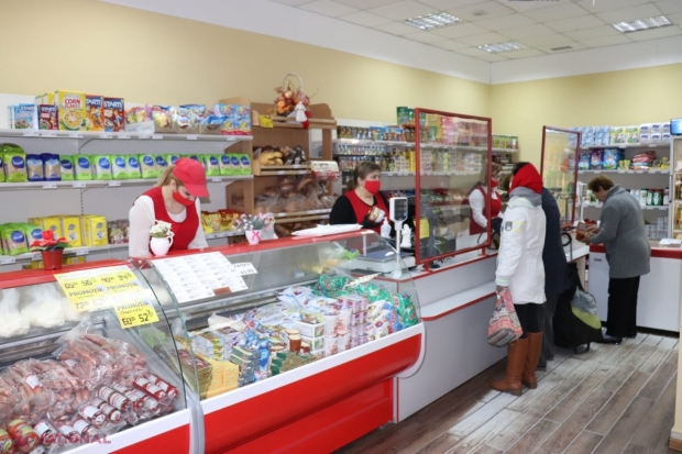 FOTO, VIDEO // Magazinele „Merișor”, în sprijinul a sute de mii de cetățeni. Prețurile la produse au fost coborâte astăzi cu până la 20%, în cadrul Campaniei „În susținerea populației”