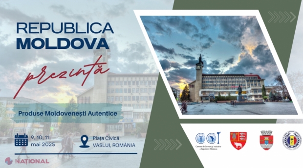 Agenții economici, invitați să participe la expoziția „Republica Moldova Prezintă” la Vaslui, organizată în premieră: „Noi oportunități pentru producătorii moldoveni de a pătrunde pe piața românească și de a stabili relații comerciale solide”