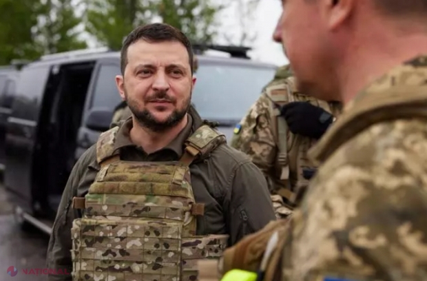 VIDEO // ​​Zelenski, vizită surpriză în Bahmut, cel mai fierbinte punct de pe front