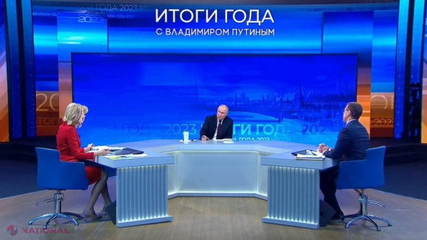 VIDEO // Putin, reacție ZEFLEMITOARE la adresa moldovenilor, după ce a impus un nou EMBARGO la fructe și legume: „Unde vor merge cu producția lor?”. Liderul de la Kremlin pretinde că Rusia aprovizionează și acum R. Moldova cu gaze