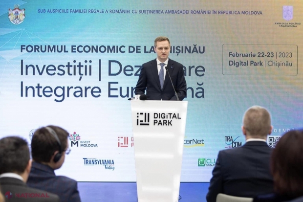 Adrian Dupu, aprecieri pentru INVESTITORII români din R. Moldova, în cadrul Forumului economic de la Chișinău „Investiții Dezvoltare, Integrare Europeană”