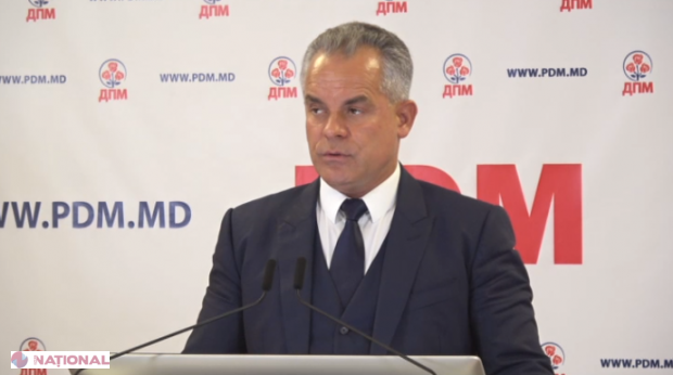 VIDEO // Vlad Plahotniuc, declarație pentru presă: „O anunț pe Maia Sandu că și astăzi am UZURPAT atenția colegilor de partid. Va avea noi PROBE”