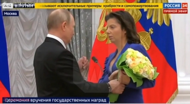 Propagandista-ȘEFĂ a lui Putin, discurs HALUCINANT la Kremlin. „Noi vă vom ajuta să-i exterminați pe acești CANIBALI atâta timp cât va fi nevoie. Slujesc Rusia”