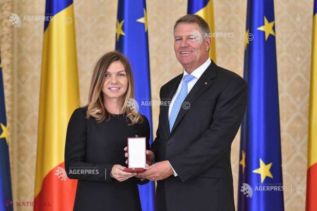 Simona Halep își dorește un meci cu președintele Iohannis