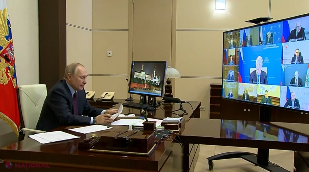 VIDEO // „De ce o faci pe PROSTUL?”. Putin, care nu mai este luat în seamă de liderii lumii, a făcut o criză de nervi și și-a UMILIT un înalt oficial. Atmosferă TENSIONATĂ la Kremlin