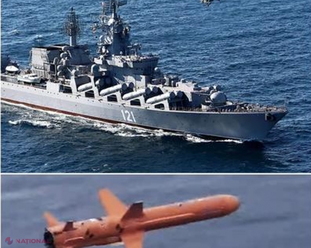 „Lovitură PUTERNICĂ în inima marinei ruse”. Ce înseamnă DISTRUGEREA navei amiral a rușilor în Marea Neagră