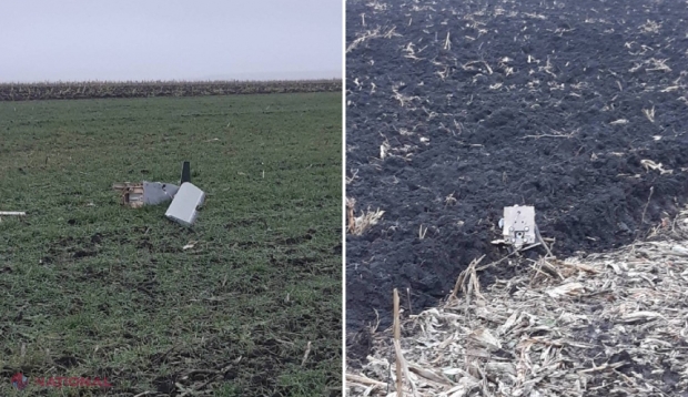 FOTO // Încă o DRONĂ rusească a fost găsită lângă o localitate din raionul Orhei