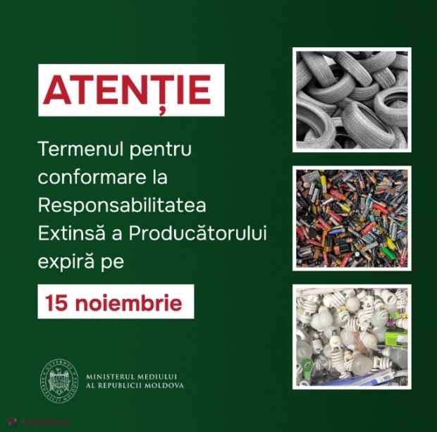 ZILE NUMĂRATE // Agenții economici care vând echipamente electrice și electronice, baterii și acumulatori, ambalaje și anvelope, obligați să se înregistreze într-o listă specială până pe 15 noiembrie: Ce se întâmplă dacă nu o fac