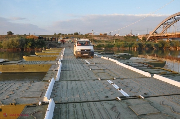 Podul Leova-Bumbăta, distrus de sovietici acum 78 de ani, RECONSTRUIT de urgență pentru a fluidiza traficul la frontiera moldo-română: Lucrările de asamblare a podului au început! „60 de metri de Prut NU vor mai despărți orașul Leova de România”