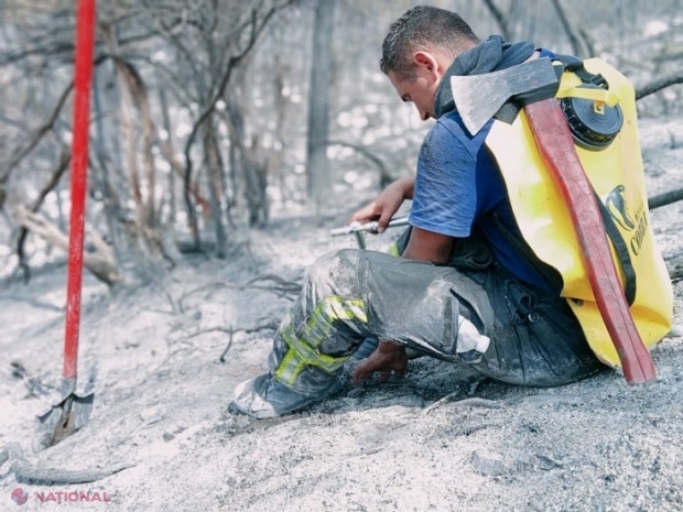 FOTO, VIDEO // Pompierii din R. Moldova au STINS 59 de focare în prima lor zi de misiune în Grecia