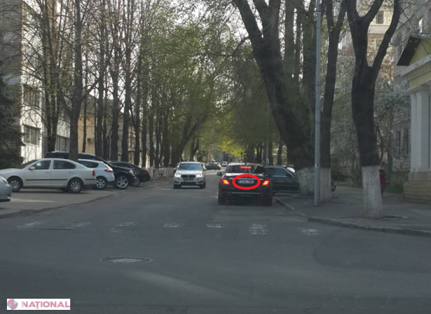 FOTO // „Mercedes”-ul blindat al lui Plahotniuc, surprins astăzi la sediul Partidului Liberal