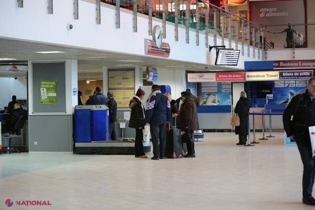 ALARMĂ falsă cu BOMBĂ la Aeroportul Internaţional Chişinău. Un bărbat din Băcioi a pus poliția pe jar