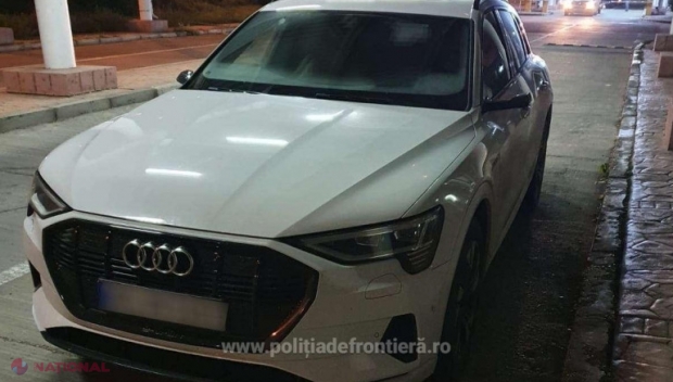 Mașină electrică de lux, de 100.000 de euro, furată din Germania, descoperită la Galați. Explicația șoferului