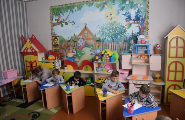 FOTO // „Echipa lui Ilan Șor continuă renovarea grădinițelor”. De condiții bune se bucură și copiii de la Clișova, Orhei. „O parte din mobilier nu fusese schimbat de 50 de ani”