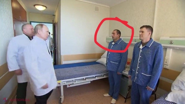 FOTO // Unul dintre „MILITARII răniți” în „operațiunea specială” din Ucraina, vizitat ieri de Putin, ar fi angajat al PAZEI sale. Acesta ar fi jucat mai multe ROLURI în timpul vizitelor liderului de la Kremlin