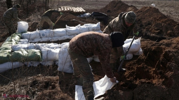 Războiul din Ucraina, transformat într-un conflict înghețat? Ucraina și Rusia construiesc fortificații defensive