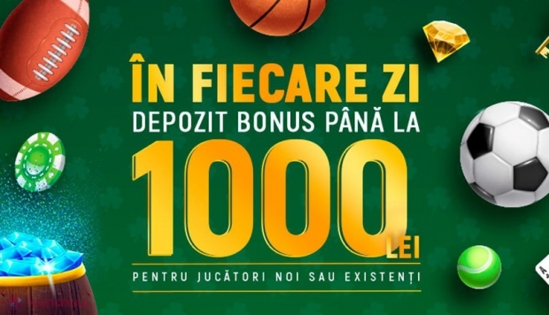 Primiți până la 1 000 de lei, zilnic, în contul de bonus, pentru un depozit pe 7777.md. Obțineți BONUSUL chiar acum, AICI