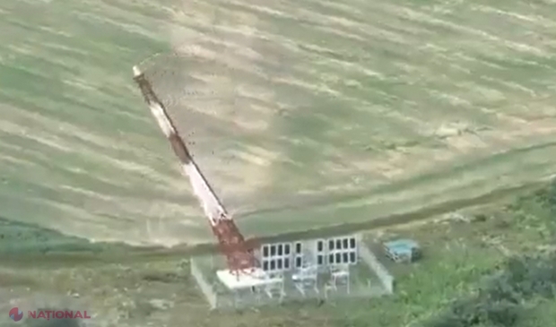 VIDEO // Ucrainenii au ATACAT teritoriul Federației Ruse cu o dronă KAMIKAZE. Un turn de observație din regiunea Belgorod a fost doborât