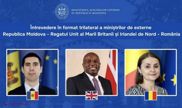 TRILATERALĂ // Miniștrii de Externe de la Londra și de la București, vizită la Chișinău