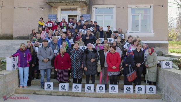 VIDEO, FOTO // Campania NAȚIONALĂ „Susținem pentru că ne pasă” a ajuns și în satul Crăsnășeni din Telenești. Sătenii au primit coletele cu produse alimentare din partea A.S.I.C.S.