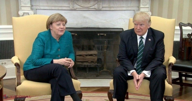 VIDEO // PENIBIL! Trump A REFUZAT să dea mâna cu Merkel. Cum a REACŢIONAT cancelarul Germaniei 