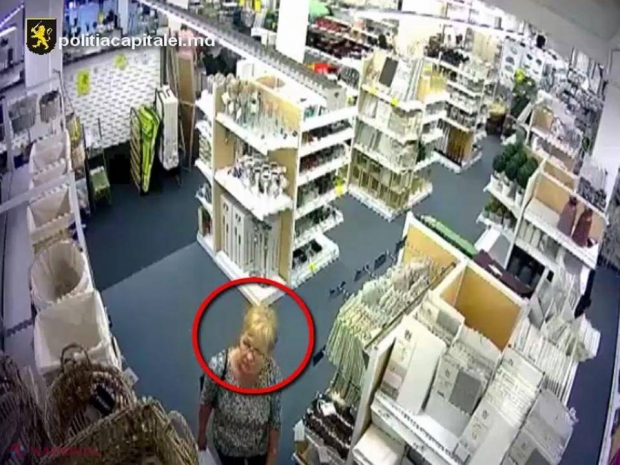 VIDEO // Recunoști această doamnă respectabilă cu ochelari? Este căutată de Poliție pentru ce a făcut într-un magazin din Chișinău