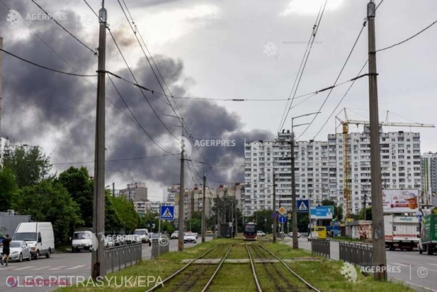 Patru explozii în această dimineață la Kiev