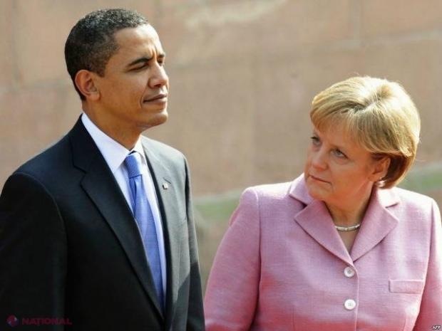 Barack Obama şi Angela Merkel, poziție COMUNĂ în ce privește sancţiunile economice contra Rusiei