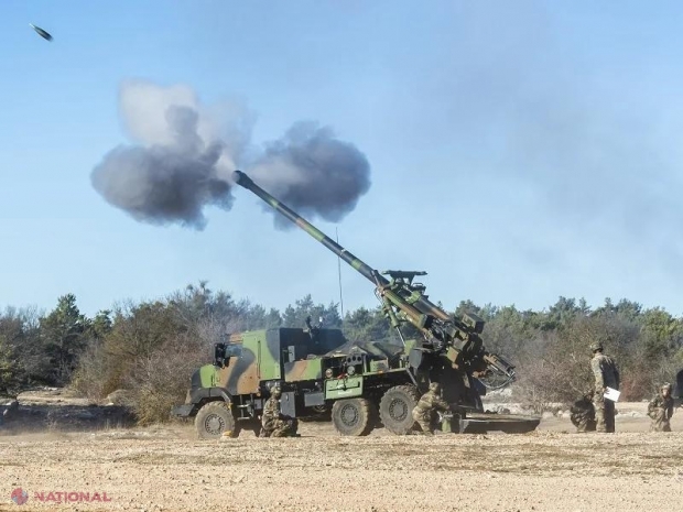VIDEO // Camioanele Caesar, echipate cu tunuri, au intrat în prima linie a luptei contra lui Putin