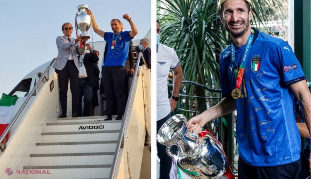 Echipa Italiei s-a întors acasă cu trofeul EURO 2020. Jucătorii, primiţi ca nişte eroi la întoarcerea la Roma de suporteri: Prime de sute de mii de euro pentru fiecare jucător