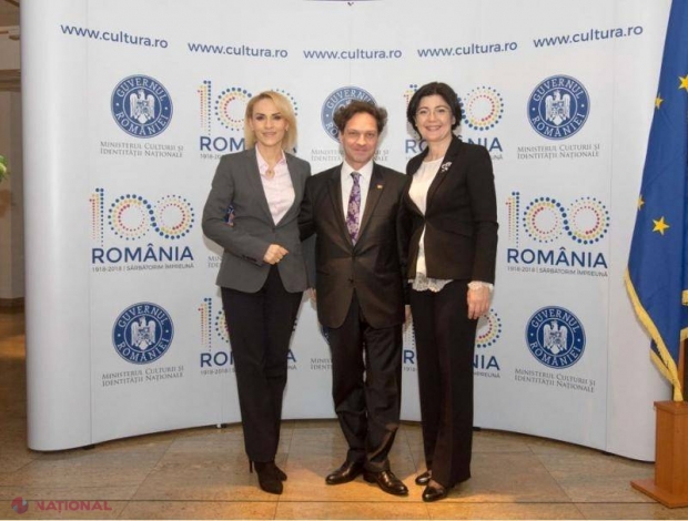 Ministrul Culturii de la București, la întâlnirea cu primarul interimar al Chișinăului: În anul Centenarului să putem sărbători cum se cuvine, toţi românii, bucuria Marii Uniri
