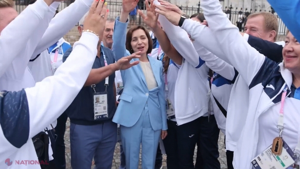 VIDEO, FOTO // „Hai, MOLDOVA”! Maia Sandu s-a întâlnit la Paris cu cei 26 de sportivi, care vor reprezenta R. Moldova la Jocurile Olimpice de vară 2024