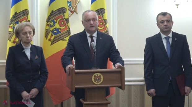 Briefingul de marți de la PD va fi deja luni, la Președinție. Igor Dodon i-a convocat pe Zinaida Greceanîi și Ion Chicu, după care a lansat ȘAPTE promisiuni. Câte 700 de lei pentru pensionari la sărbătorile de iarnă