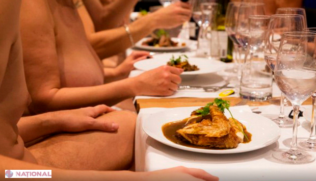 FOTO // Acesta este restaurantul în care poţi să intri DOAR dezbrăcat!