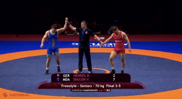 Medalie de bronz pentru Republica Moldova la Campionatul European de Lupte Libere rezervat seniorilor