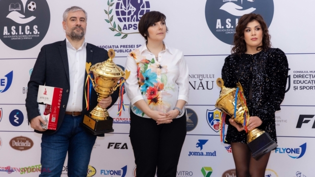 VIDEO // Cei mai buni sportivi ai anului 2023 au primit PREMII consistente din partea A.S.I.C.S. Anastasia Nichita, Denis Vierul și Artiom Livadari au primit 300 000 de lei la Gala APSM pentru performanțele înregistrate anul acesta