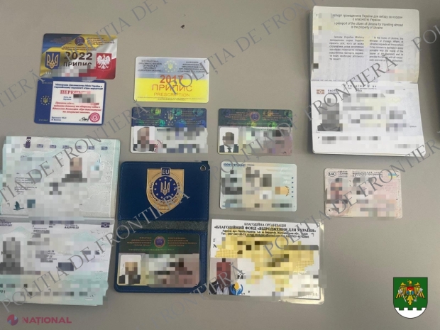 FOTO // „Diplomat” fantezist, identificat la frontiera moldo-ucraineană. Un bărbat cu cetățenie ucraineană și suedeză a vrut să treacă mai repede granița și a prezentat o legitimație falsă