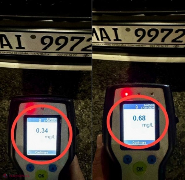 Ce riscă doi tineri prinși conducând trotinete electrice în stare de ebrietate avansată, pe bd. Moscova din Chișinău