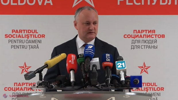 Dodon a revenit de la Moscova cu un ULTIMATUM pentru Maia Sandu: „În următoarele două săptămâni să desemneze un candidat la funcția de PRIM-MINISTRU. Să nu spuneți că nu v-am prevenit”