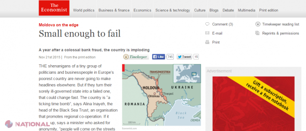 „The Economist”: „Unele guverne occidentale ar dori ca Plahotniuc să PĂRĂSEASCĂ R. Moldova”