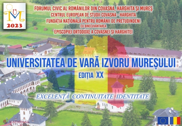 Politica externă a României în relaţia cu R. Moldova și perspectiva integrării imediate a Republicii Moldova în Uniunea Europeană prin reunirea cu România, printre subiectele dezbătute la Universitatea de Vară a românilor de pretutindeni, ediţia XX